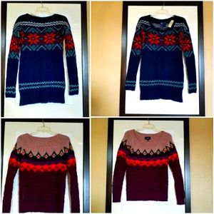 American Eagle | New Fair Isle Wool Sweater Bundle